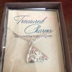 Jewelry - Silver Pizza Necklace Jewelry - Silver Pizza Necklace
